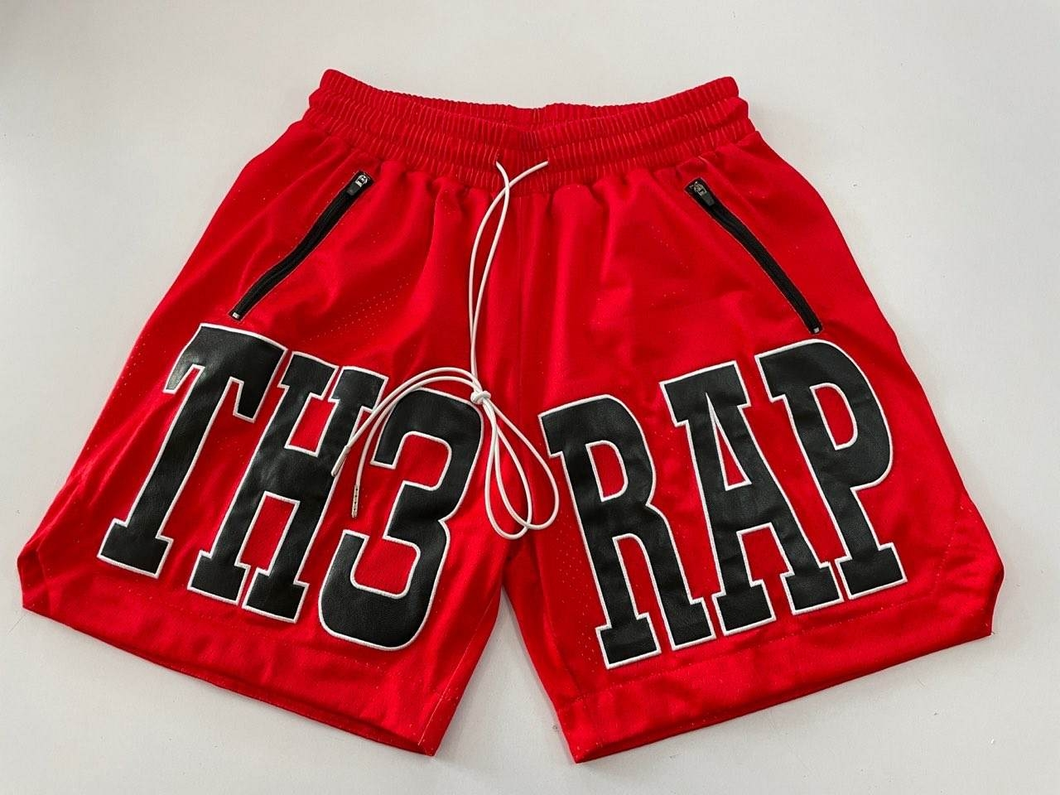 Red Th3rap Basketball Shorts