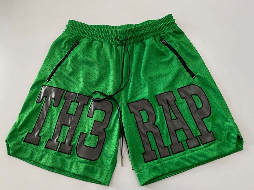 Green Th3rap Basketball Shorts