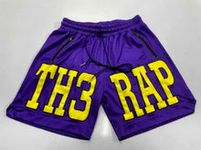 Load image into Gallery viewer, Purple Th3rap Basketball Shorts
