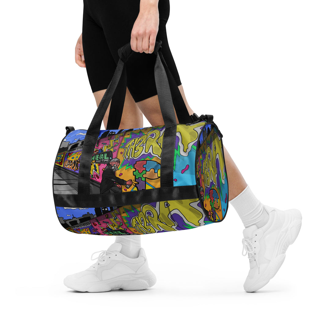 Sprayed Art Gym bag