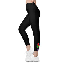 Load image into Gallery viewer, High-Waisted Black Leggings with pockets
