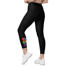 Load image into Gallery viewer, High-Waisted Black Leggings with pockets
