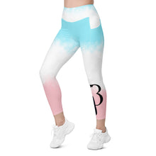 Load image into Gallery viewer, High-Waisted &quot;Cotton Candy&quot; Leggings with pockets
