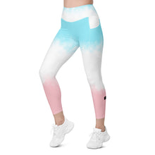 Load image into Gallery viewer, High-Waisted &quot;Cotton Candy&quot; Leggings with pockets
