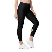 Load image into Gallery viewer, High-Waisted Black Leggings with pockets
