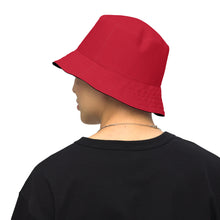 Load image into Gallery viewer, Reversible bucket hat &quot;Black/Red&quot;
