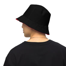 Load image into Gallery viewer, Reversible bucket hat &quot;Black/Red&quot;
