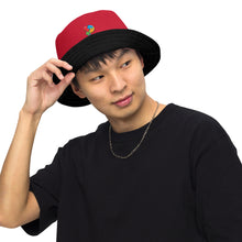 Load image into Gallery viewer, Reversible bucket hat &quot;Black/Red&quot;
