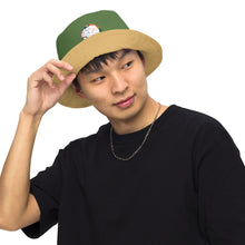 Load image into Gallery viewer, Reversible bucket hat &quot;Green/Khaki&quot;
