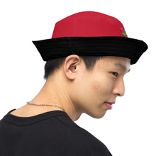 Load image into Gallery viewer, Reversible bucket hat &quot;Black/Red&quot;
