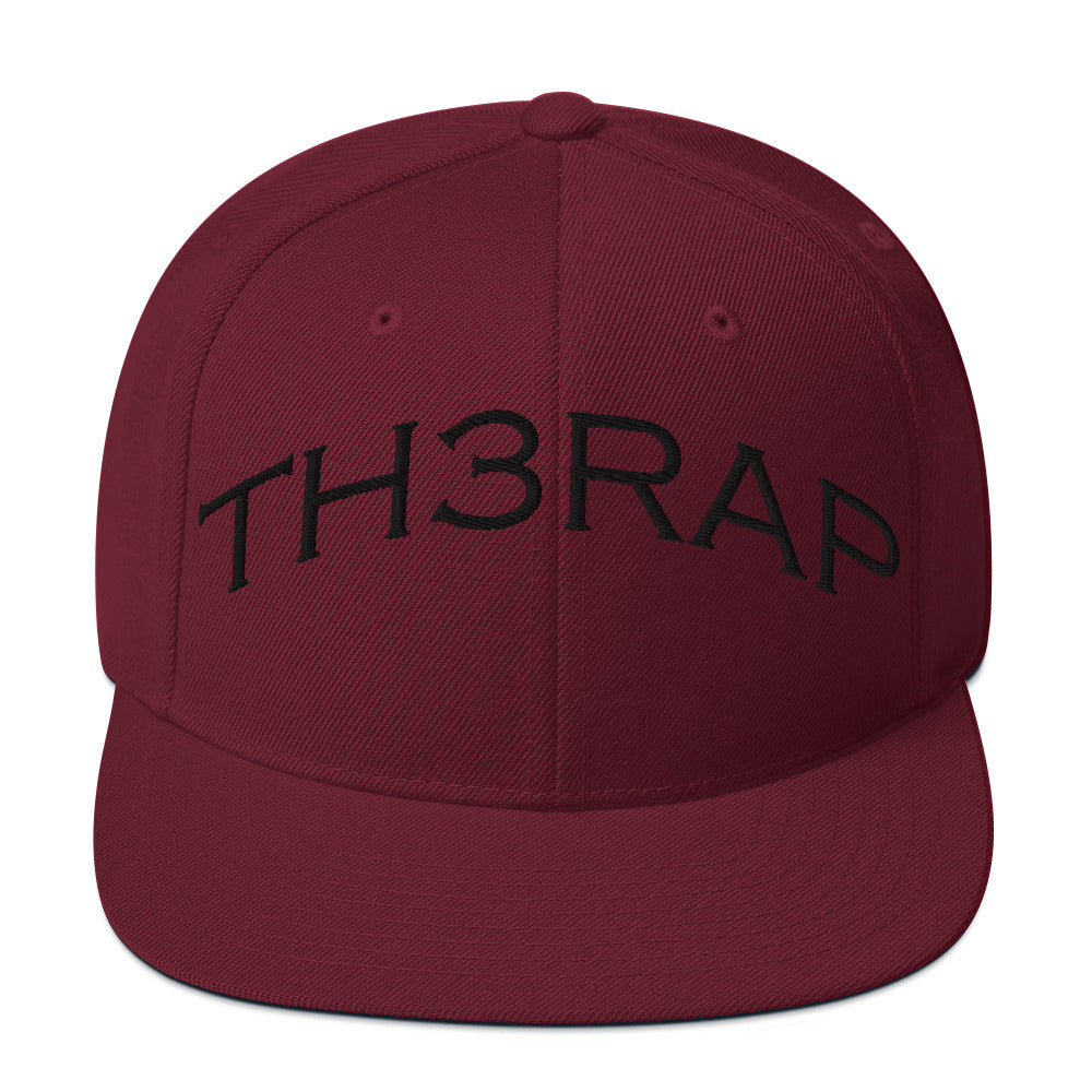 Curved Th3rap Snapback Hat