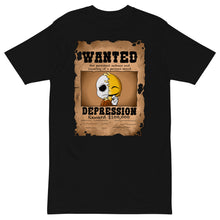 Load image into Gallery viewer, Wanted &quot;Depression&quot; heavyweight tee
