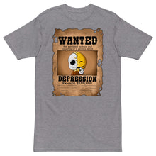 Load image into Gallery viewer, Wanted &quot;Depression&quot; heavyweight tee
