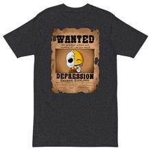 Load image into Gallery viewer, Wanted &quot;Depression&quot; heavyweight tee
