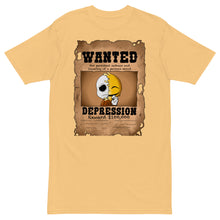 Load image into Gallery viewer, Wanted &quot;Depression&quot; heavyweight tee
