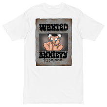 Load image into Gallery viewer, Wanted &quot;Anxiety&quot; heavyweight tee
