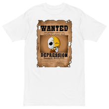 Load image into Gallery viewer, Wanted &quot;Depression&quot; heavyweight tee
